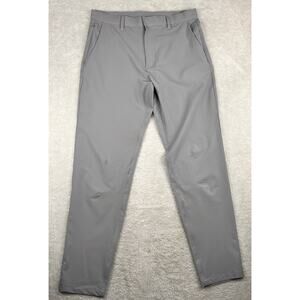 Fanatics Pants Men’s Sz 34x34 Grey Golf Performance 4 Way Stretch Zip 5 Pocket